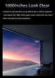 formovie X5 1000inches Look Clear Experience the shocking visual effects like a cinema projector, and realize the 1000 inches giant screen scene that has never been reached by home projection.