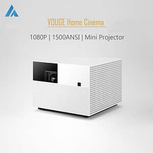 Fengmi Vogue Proyector Home Theater Beamer TV 1500 Lumens 2GB+32GB Android Wifi Support mini LED Projector 1080P Blanco nuevo - Nothingprojector