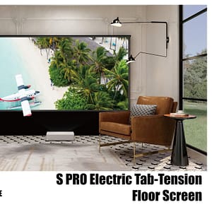 vividstorm screen gray color ust s pro 4k hd 3d anti light motorized portable laser floor rising projector alr screen 580779